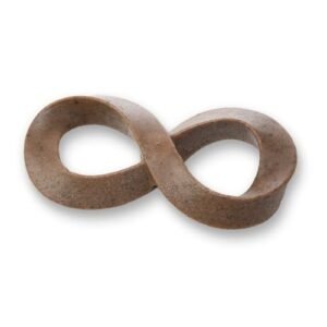Germanhart Brinquedo Mordedor para Cães, Feito em Fibra de Coco, Resistente, 1 Unidade, Tamanho P, Marrom (Brinquedos)