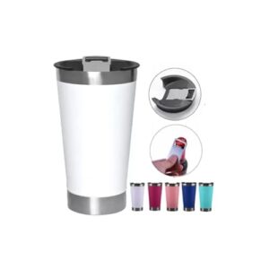 Copo Termico Inox Cerveja Bebida Chopp 470ml com Tampa com Abridor (Cervejas)
