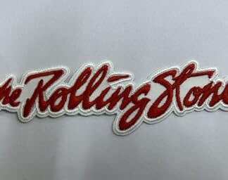 C&D Visionary Patch com logotipo Rolling Stones 1975, vermelho, branco (CDs)