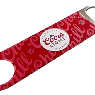 Coors Brewing Company Coors Light Abridor de garrafas de aço refletivo premium (Cervejas)