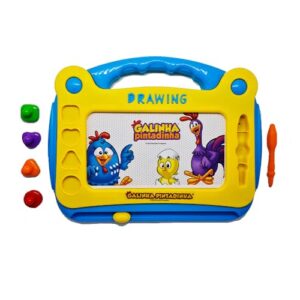 Galinha Pintadinha - Lousa Carimbos Mágicos - Com 4 Carimbos Magnéticos - Yestoys (Brinquedos)