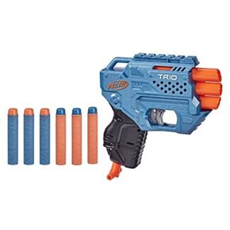 Nerf, Lançador Elite 2.0 Trio TD-3, Azul e Laranja (Brinquedos)