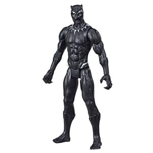 Boneco Marvel Avengers Titan Hero, Figura de 30 cm Vingadores - Pantera Negra - F2155 - Hasbro, Preto (Brinquedos)