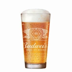 Copo Budweiser, Copo de Vidro para Cerveja, 415ml (Cervejas)