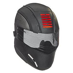 GI Joe Snake Eyes: Origins - Snake Eyes Máscara Eletrônica para Missões Especiais, com Efeitos de Luz - F0126 - Hasbro, Preto e vermelho (Brinquedos)