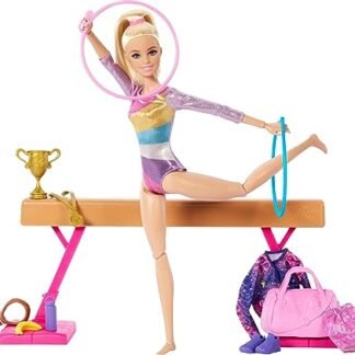 Barbie Profissões Conjunto de Brinquedo Ginasta Cabelo Loiro para crianças a partir de 3 anos (Brinquedos)