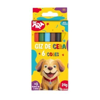 DAC - Giz de Cera com 6 Cores (Brinquedos)