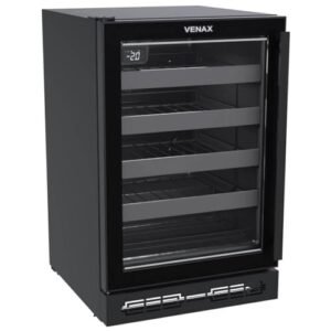Champanheira Venax de Embutir Top Light-in 100 L 24 Garrafas Preto Fosco Porta Invertida 110v 29771 (Cervejas)