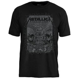 Camiseta Metallica Black Album Event Poster Cor:Preto;Tamanho:M (CDs)