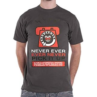 Camiseta Rock Off Radiohead 'Never Pick It Up' (carvão), Carvão, GG (CDs)
