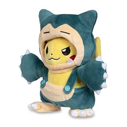 Pokémon Center: Fantasia Maniac Poké Snorlax Pikachu Poké de pelúcia, 20 cm (Brinquedos)