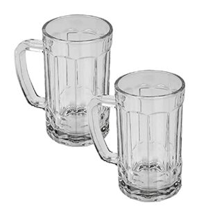 Conjunto 2 Canecas Chopp Vidro - Clink (Cervejas)