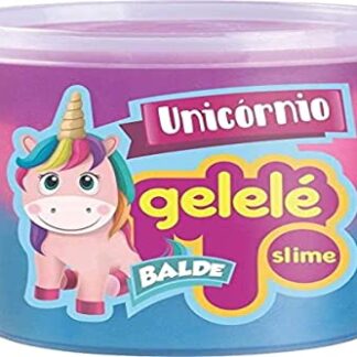 Slime De Unicórnio Gelelé Balde Com 457G (Brinquedos)