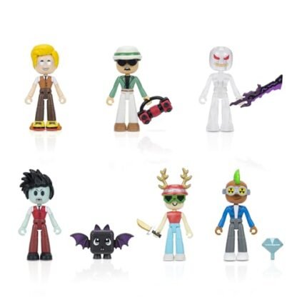 MM2: Powers Pack - Six 2.75-Inch Figures with Mix-and-Match Plus Six Accessories, Checklist, and Exclusive Virtual Item Code (Brinquedos)