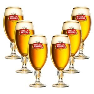 Jogo 6 Taças Cerveja Stella Artois 250ml Licenciado Ambev (Cervejas)