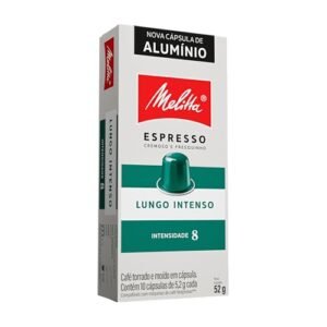 Melitta Capsula Lungo Intenso - Intensidade 8 - Compativel Nespresso (Café)