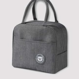 Bolsa Térmica com Alça Marmita Lancheira Fitness Academia Trabalho Cerveja Passeio Camping Impermeável Premium (CINZA) (Cervejas)