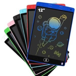 Lousa Mágica Infantil Digital Tablet Escrita Para Desenho Criança LCD 12" Cores Variadas (Brinquedos)