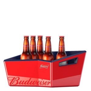 Ruvolo, Balde Budweiser para Gelo e Cerveja, Balde para Garrafas de Cerveja (Cervejas)