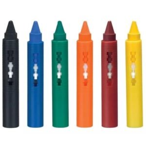 Giz hora mágica do banho, risca e apaga, para rabiscar azulejo, banheira e box - 6 Cores e diversão garantida! (Brinquedos)