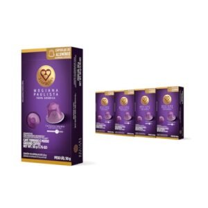 ​3 Corações ​Pack Cápsula ​d​e Café Espresso Mogiana Paulista, Compatíveis com Nespresso, contém ​4​0 un. (Café)