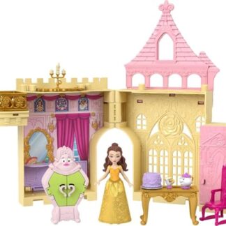 Disney Princesa Conjunto de Brinquedo Castelo Bela Empilhável para crianças a partir de 3 anos (Brinquedos)