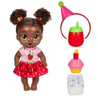 Baby Alive Festa de Aniversário Berry Boo Boneca de cabelos pretos (Brinquedos)