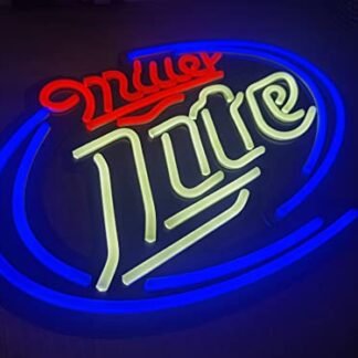 Danbai Neon Factory M Lite 17In * 13In Led Strip Neon Sign Light para Beer Bar Pub Garage Room, Multicolorido (Cervejas)