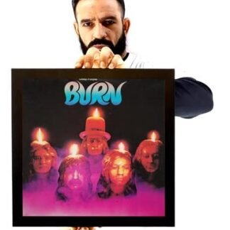 Lindo Quadro Decorativo Capa Disco Vinil Deep Purple Burn (Discos de Vinil)
