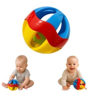 Brinquedo Educativo Para Bebe Ball Cute Bola Sonora Cores Chocalhos Brinquedo Para bebe 2 a 6 meses Educativo (Brinquedos)