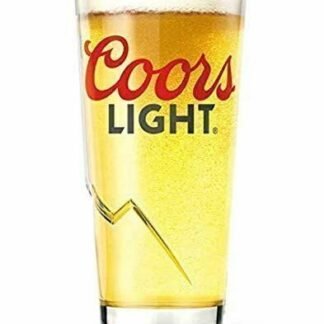 Coors Light Copo de cerveja, copo de cerveja com design de montanha 3D, pacote com 24 (Cervejas)