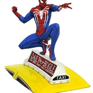 DIAMOND SELECT TOYS Marvel Gallery: Spider-Man on Taxi (Playstation 4 Version) PVC Figure, Multicolor, 9 inches (Brinquedos)