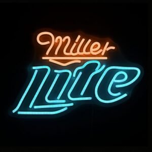 ROKAKU Letreiro De Neon Led Com Tema De Cerveja - Decoração De Parede Com Brilho Ajustável - Ideal Para Caverna Masculina, Bar, Pub - 16,5" X 12,2" (Cervejas)