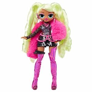L.O.L. Surprise! OMG Fierce Boneca da moda - Lady Diva - de 29 cm com 15 surpresas - inclui roupas, acessórios e suporte para o pulso - colecionável - Idade: 3 anos, 585275, 1 unidade (Brinquedos)
