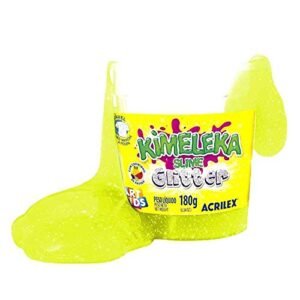 Slime Kimeleca Glitter Unidade 180g Acrilex Com Cheiro De Fruta (Brinquedos)