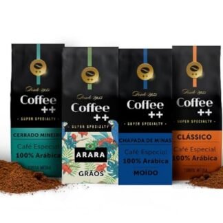Kit 4 Pacotes Café Especial Torrado e Moído Coffee Mais Variedades (Café)