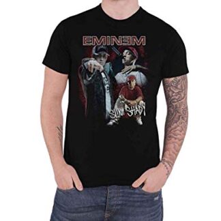 Eminem Camiseta unissex para adultos, Multicolorido, XXG (CDs)