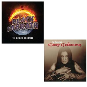 Ultimate Collection - Essential - Black Sabbath and Ozzy Osbourne Greatest Hits 2 CD Album Bundling (CDs)