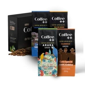Kit 4 Pacotes Café Especial Em Grãos Coffee Mais Variedades - 4 x 250g (Café)