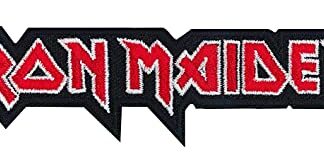 C&D Visionary Patch com logotipo Iron Maiden, vermelho, preto (CDs)