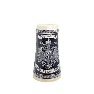 1 litro | OktoberfestHaus Bier Krug Deutschland German Adler (Eagle) Caneca de cerveja Tankard azul cobalto gravado cidades de alemão Jarra de Cerveza, Jarra Stein, Jarras Para Beber Cerveza (Cervejas)