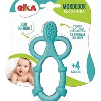 Elka Mordedor Escovinha Azul/Roxo (Brinquedos)