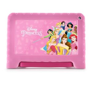 Tablet Infantil Princesas com Controle Parental 4GB RAM + 64GB + Tela 7 pol + Case + Wi-fi + Android 13 + Quad Core Multi - NB418 (Brinquedos)