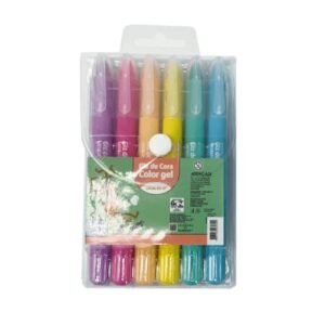 GIZ DE CERA 6 CORES COLOR GEL UND LEOELEO (Brinquedos)