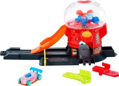 Hot Wheels City Pista de Brinquedo Loja de doces para crianças a partir de 3 anos (Brinquedos)