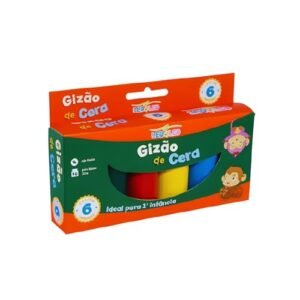 GIZAO DE CERA MEU PRIMEIRO GIZ 6 CORES PCT/6 UND LEOELEO (Brinquedos)