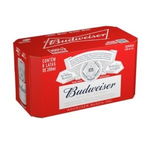 Pack de Budweiser Lata 269ML, 8 Unidades (Cervejas)
