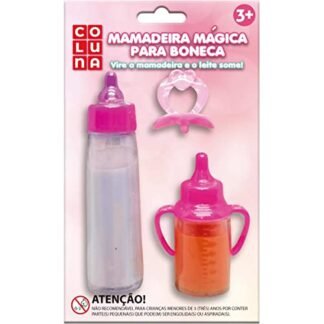 Kit Mamadeira Mágica Para Boneca, Coluna, Multicor (Brinquedos)