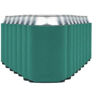 CURRENT CO. Capas Térmicas Para Latas De Cerveja Em Branco (Pacote Com 60) Coolies Macios E Isolados - Koolies Htv Friendly A Granel Garrafas Blanks Projetos Vinil Lembrancinhas Casamento (Azul-Petr (Cervejas)