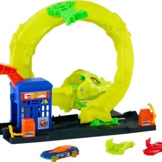 Hot Wheels City Pista de Brinquedo Ataque de cobra para crianças a partir de 4 anos (Brinquedos)